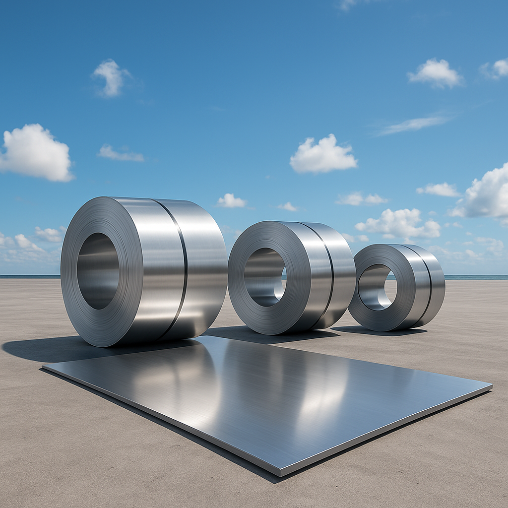 steel coirs and sheet