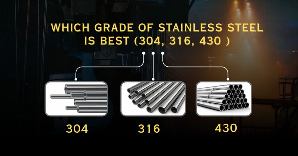 Which Stainless Steel Grade is Best? 304, 316, 430.